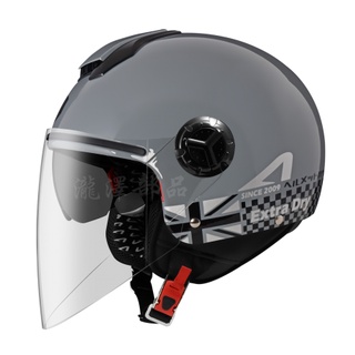 瀧澤部品 法國 ASTONE CJ500 半罩安全帽 LL11 水泥灰銀 內藏墨片 透氣舒適 小帽體 輕量 內襯可拆