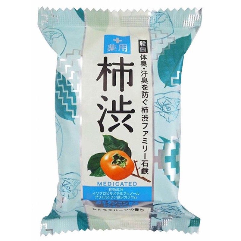 【NaNa正版專賣】日本製 Pelican 柿涉 植物 精油皂 80g