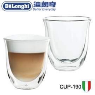 Delonghi迪朗奇CAPPUCCINO雙層玻璃咖啡杯-190C.C. /2入CUP-190