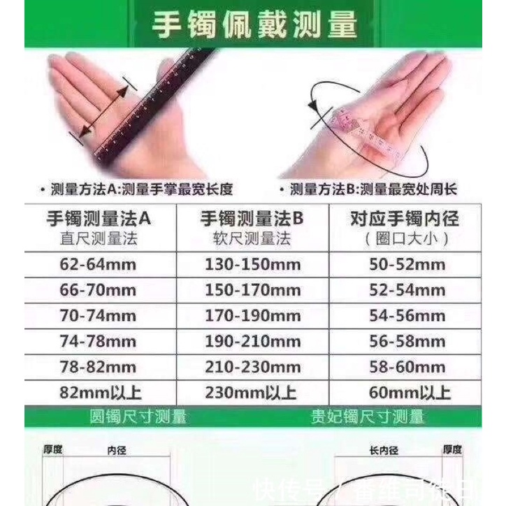 手鐲測量法✨✨✨✨✨