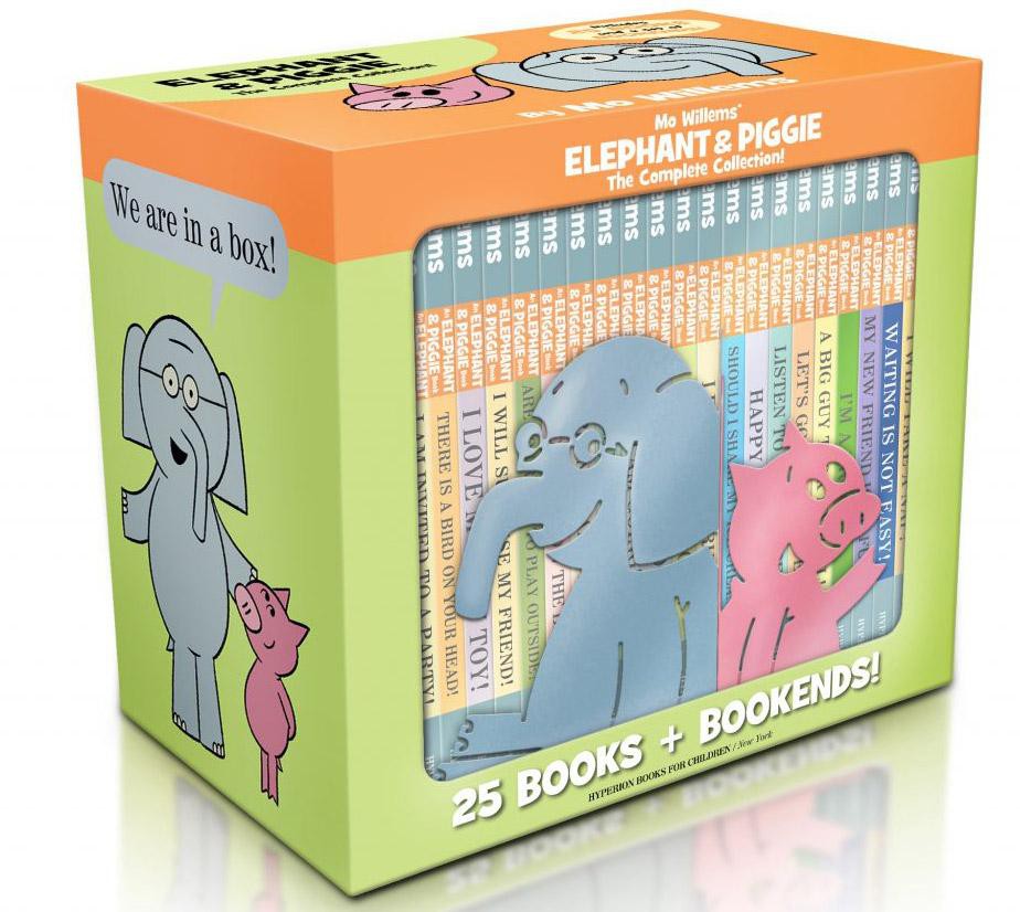 Elephant And Piggie Complete Collection （25本精裝書+大吉象與小豬寶書檔）