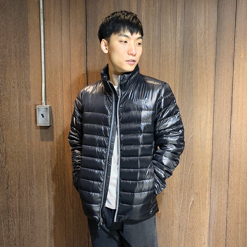 美國百分百【全新真品】The North Face 立領羽絨外套 TNF 防風夾克 北臉 550 黑色 S號 AR83