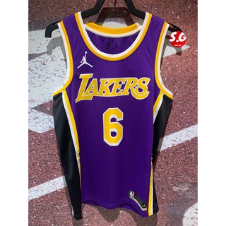 S.G NIKE NBA DRY CV9481-513 LEBRON JAMES LAKERS 6號 詹皇 湖人隊 球衣