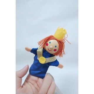 Linda Toy 木製指偶 白雪公主 小矮人 女巫 漫步 嬰兒 動物 歡樂 兒童 玩具 安心 有趣 韓國 咪咪小品