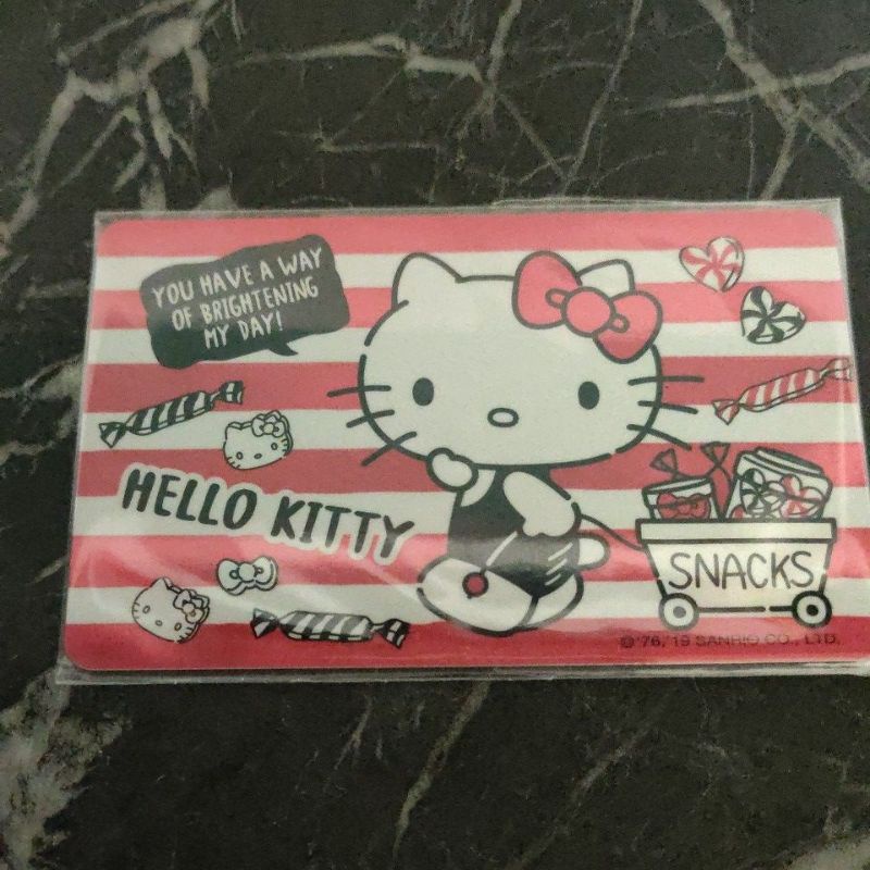 Hello Kitty 悠遊卡閃卡（裸卡）