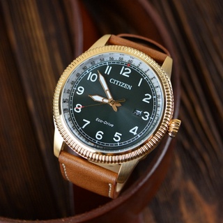 １２期分期【高雄時光鐘錶】CITIZEN 星辰 錶 BM7483-15X 光動能 復古風 紳士 腕錶
