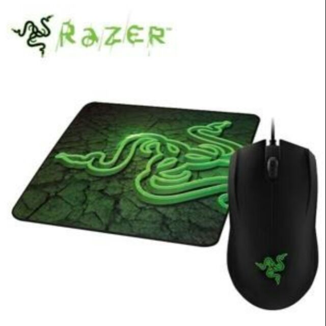 RAZER ABYSSUS 地獄狂蛇+巨甲蟲鼠墊 (7.5成新)