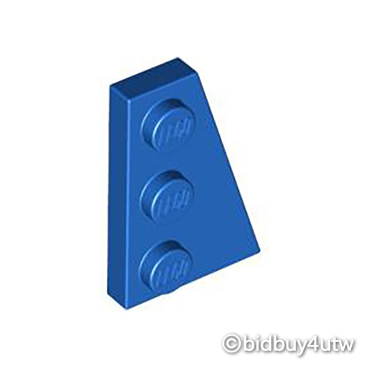 LEGO零件 楔形薄板 3x2 Right 43722 藍色 4180505【必買站】樂高零件
