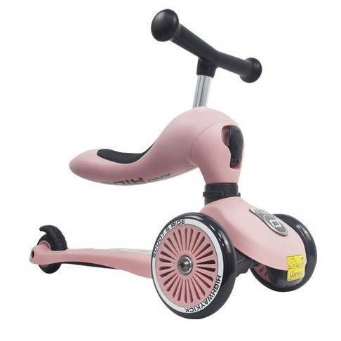 奧地利Scoot&amp;Ride Cool飛滑步車/滑板車/玫瑰粉