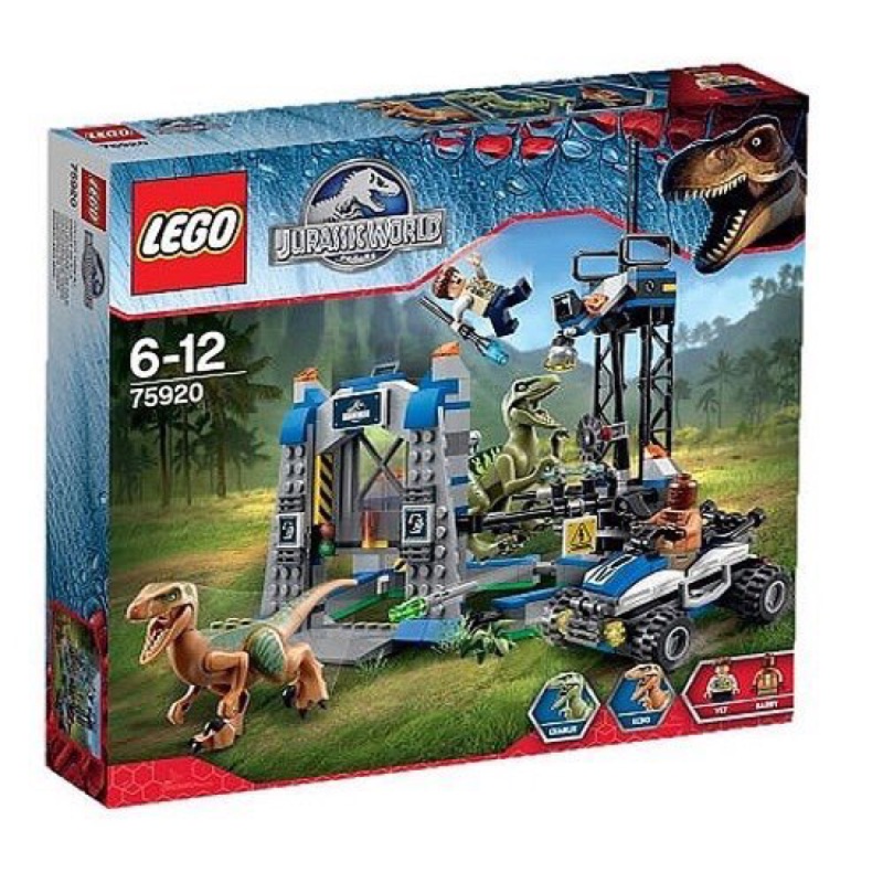 樂高 LEGO 75920 全新 絕版 現貨 積木 Jurassic World 侏羅紀世界 恐龍 猛禽逃生 Raptor Escape