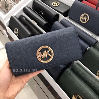 美國正品🇺🇸 Michael Kors MK Logo 專櫃款 皮革長夾