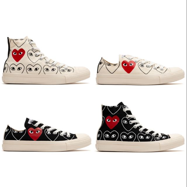 dover street market cdg play converse