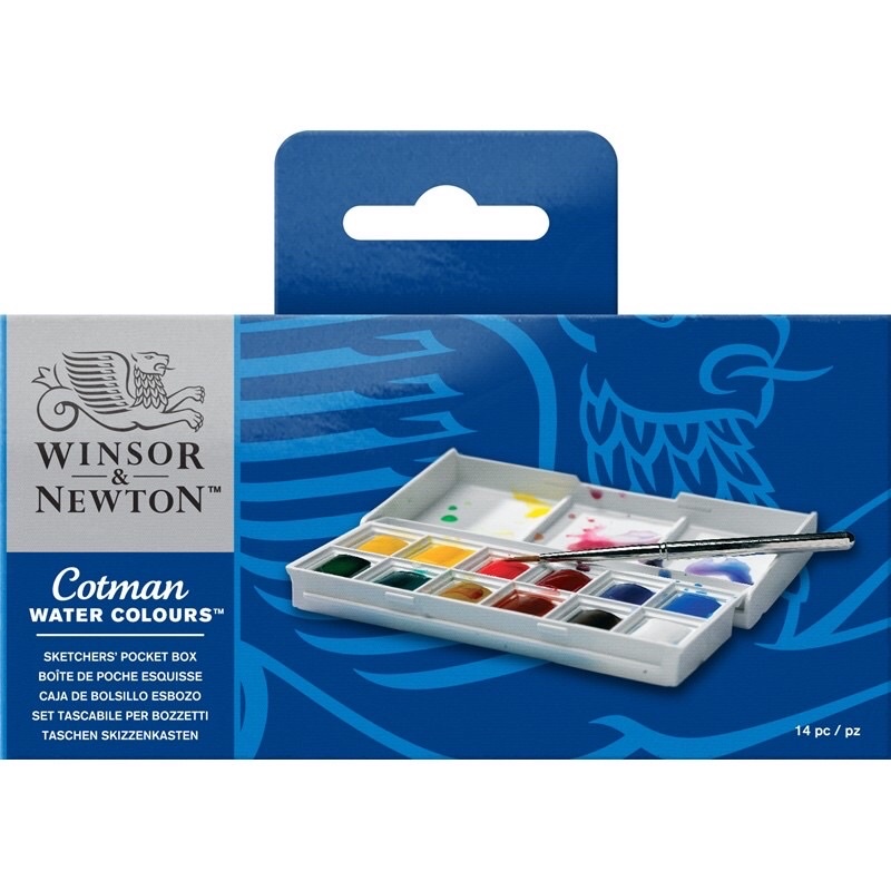 [全新現貨] 24H可出貨 英國 Winsor &amp; Newton 溫莎牛頓 12色 塊狀水彩