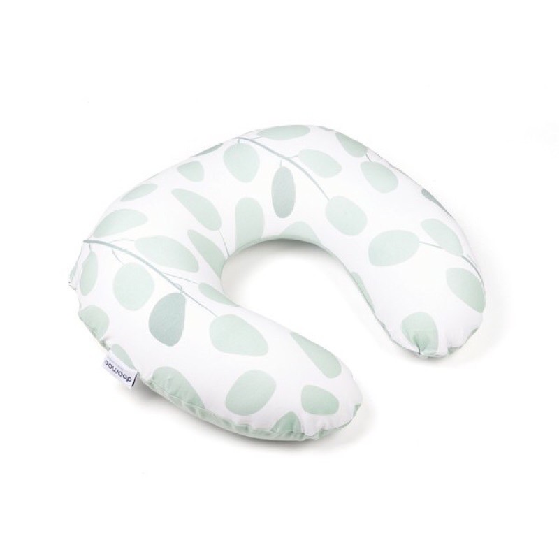 比利時Doomoo 有機棉哺乳枕/寶寶坐躺枕-複葉綠