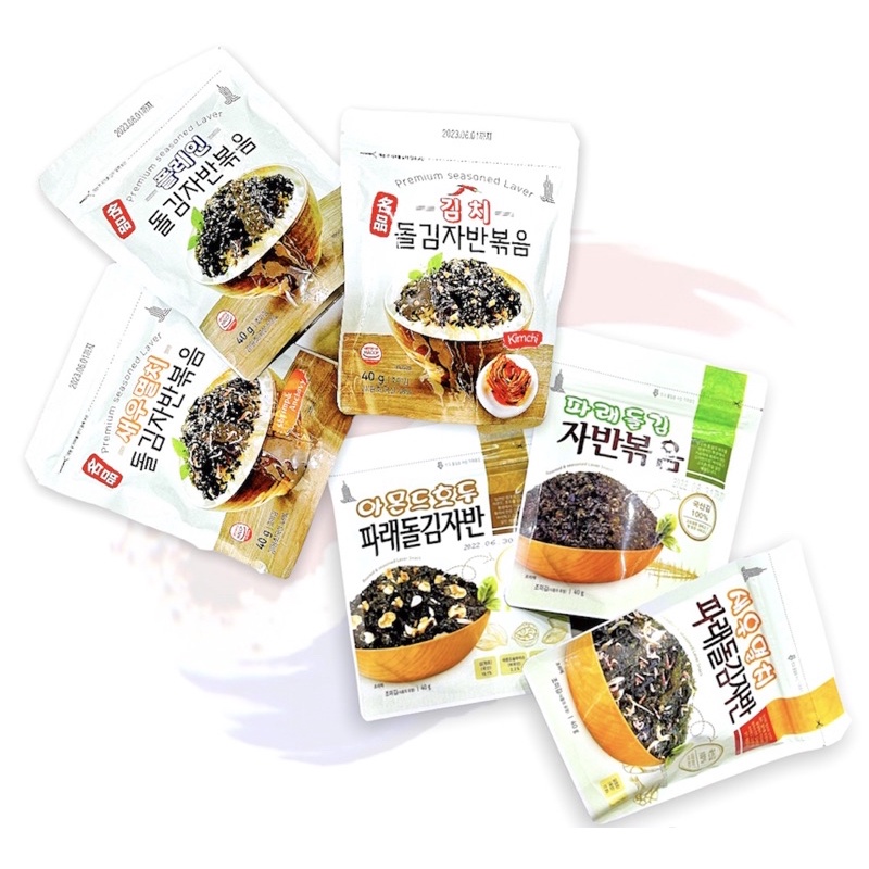 【韓國忠清南道】 韓國英義-海苔酥 原味 海鮮 核桃、韓國名品-海苔酥 原味 海鮮 泡菜/ 海苔 拌飯 飯糰 零嘴40g