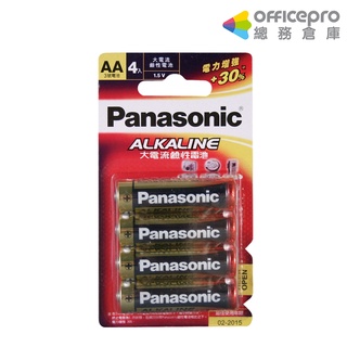 Panasonic 大電流3號鹼性電池 4顆 AA型3號鹼性電池 持久耐用電池 高效能電子用品電池 國際牌電池