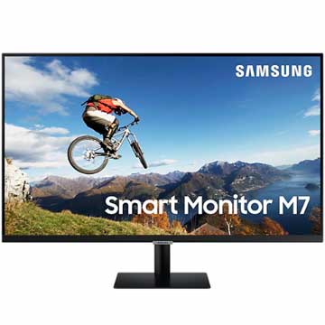 SAMSUNG 32吋4K智慧聯網螢幕 M7 全球首款智慧聯網螢幕，遠端存取功能，讓你工作不間斷