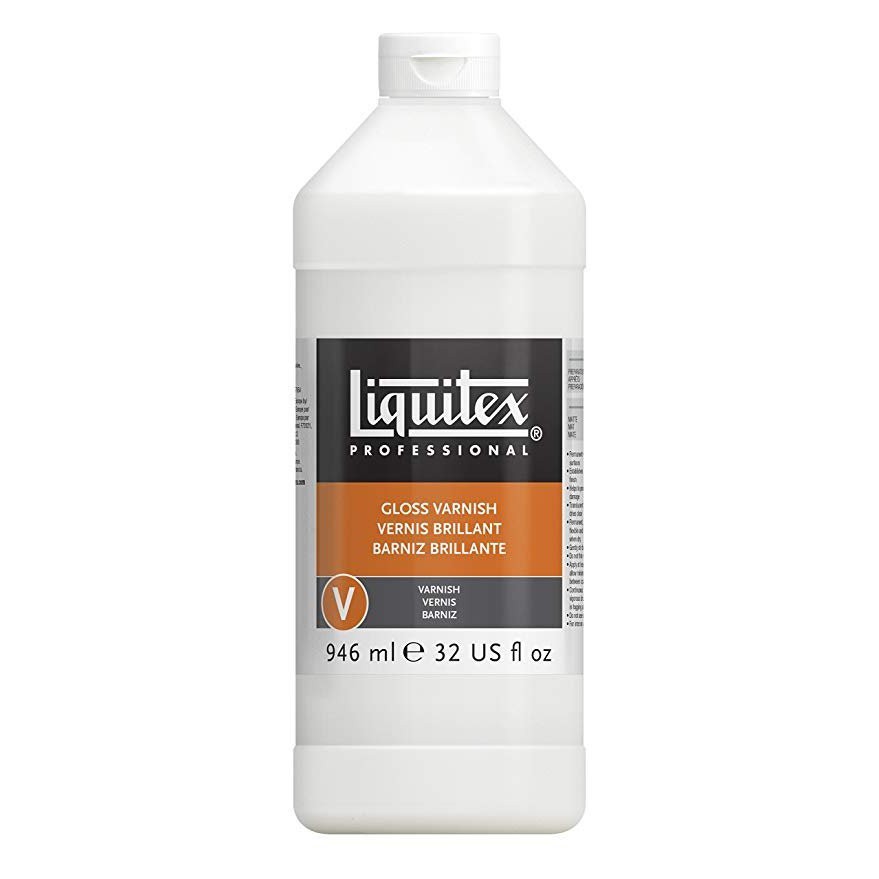 板橋酷酷姐美術 Liquitex 麗可得 亮光凡尼斯 Gloss Varnish畫面保護凡尼斯946ml！壓克力顏料專用