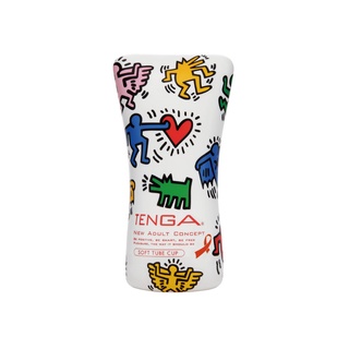日本 TENGA×Keith Haring SOFT TUBE CUP漫畫款 軟質快感型 自慰杯 飛機杯 男用自慰套