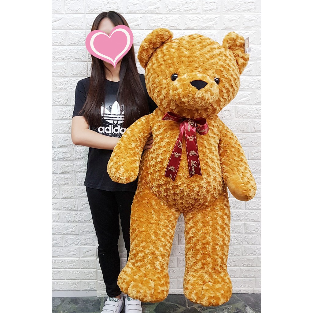 【巨大】 泰迪熊 娃娃 玫瑰熊 娃娃 高約120公分 泰迪熊玩偶 玫瑰熊玩偶 玫瑰熊 泰迪熊