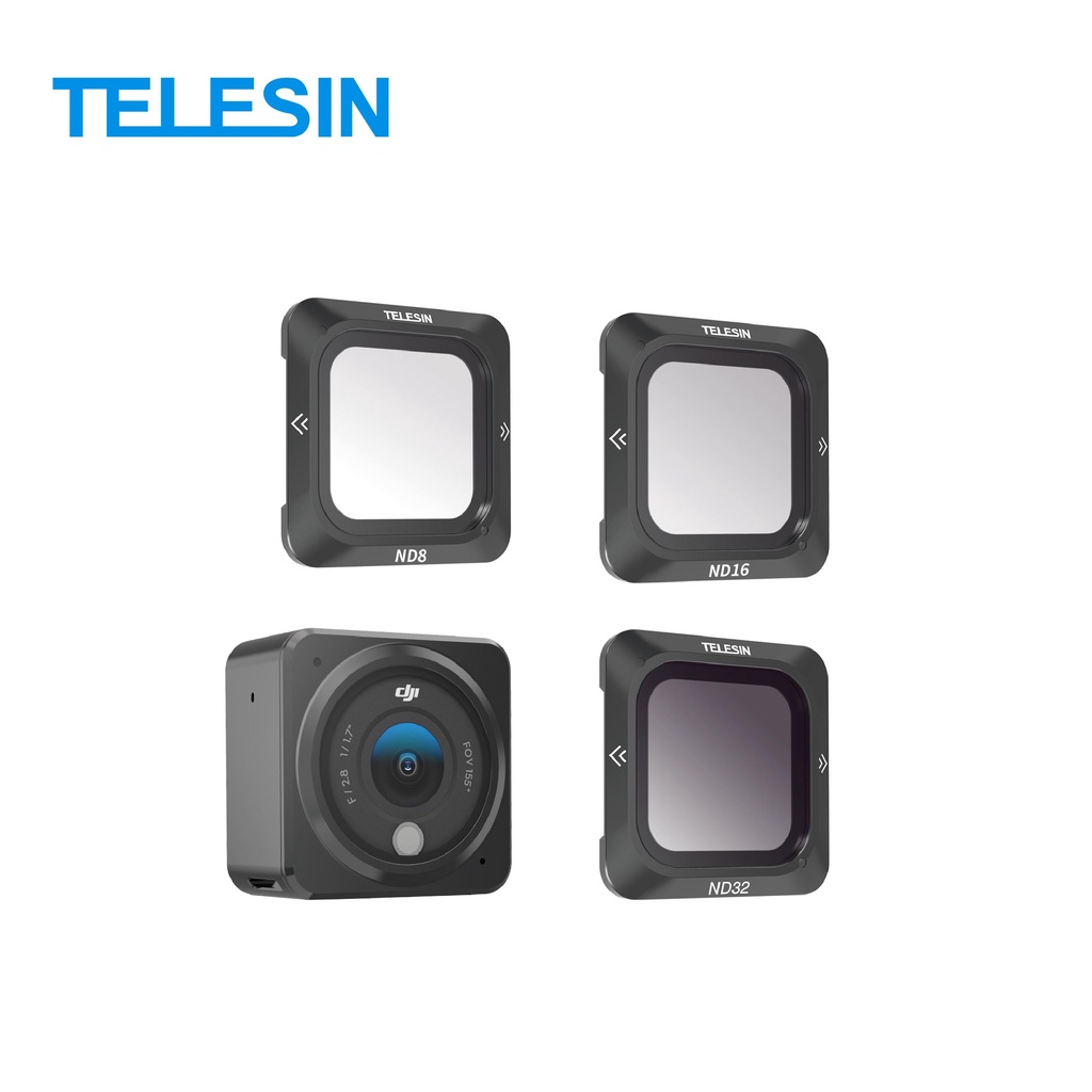 【TELESIN】最後出清價 TELESIN DJI Action2 ND8/16/32 磁吸濾鏡套裝 減光鏡