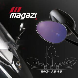 【MAGAZI】MG1849 紫鑽可折鏡 超特別鏡面 短骨紫鏡