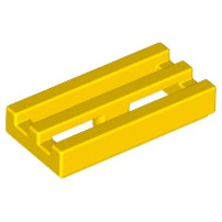 LEGO 樂高 2412 零件 241224 黃色 1x2排氣孔 溝槽 水溝蓋 車