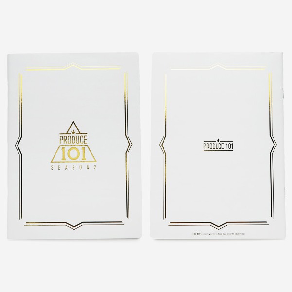 KPM-售完 PRODUCE 101 S2 燙金筆記本