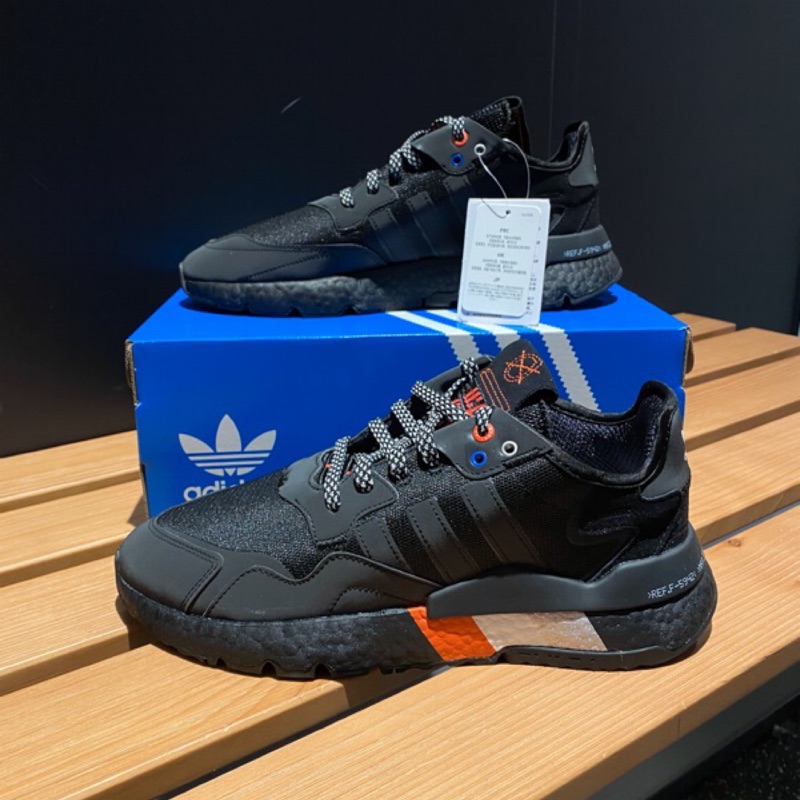 GW.shopus 』Adidas Original Nite Jogger 男款黑白銀FV3788 | 蝦皮購物