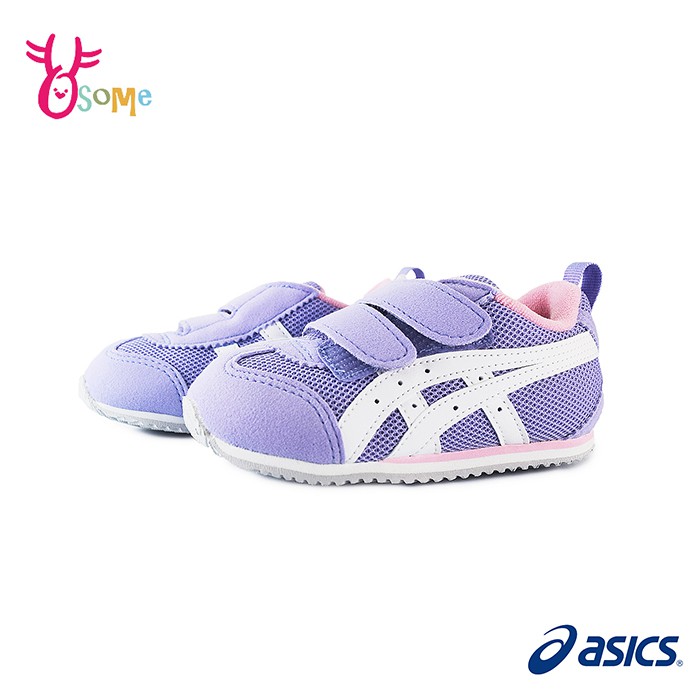 ASICS童鞋 寶寶鞋 女學步鞋 機能鞋 MEXICO NARROW 童鞋跑步鞋 足弓鞋墊 亞瑟士 B9166紫色