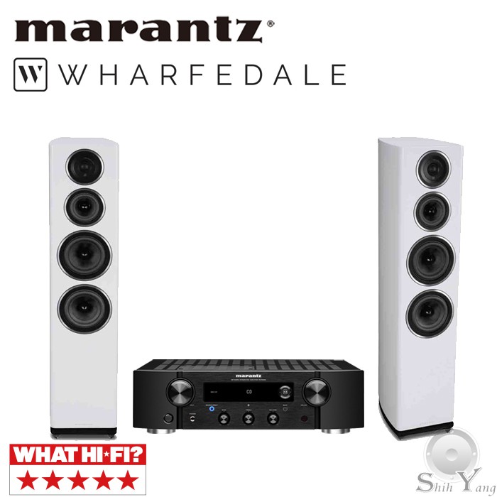 Marantz PM7000N 網路音樂串流綜合擴大機+ Wharfedale Diamond 11.4落地喇叭 公司貨