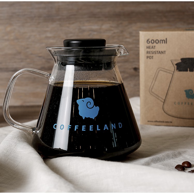 【COFFEELAND】咖啡器具 | 耐熱咖啡壺600ml