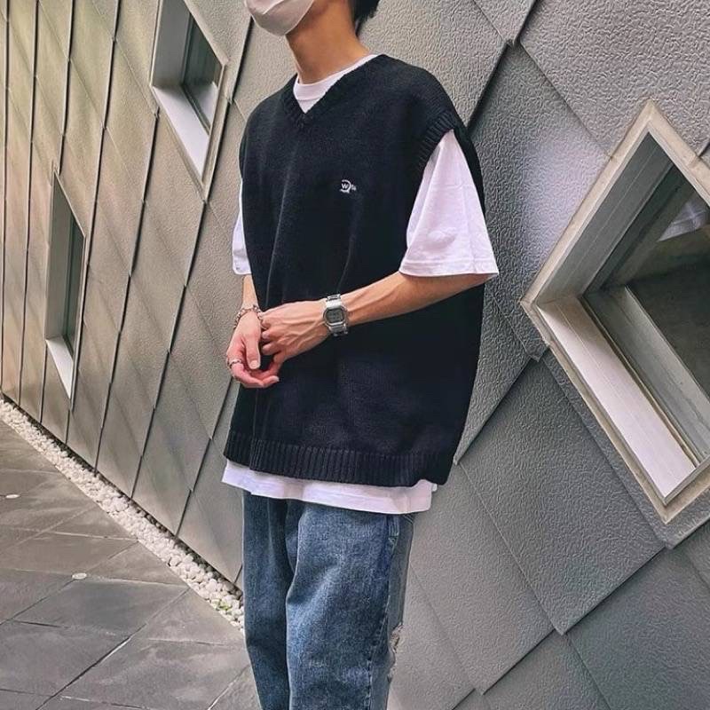 Wtaps Ditch / Vest / Acrylic. Crst Black | angeloawards.com