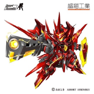 現貨 橘貓工業 獵風 閃創 炮裝 高機動型 SUPER ROBOT HEROES SD 組裝模型 超級機器人