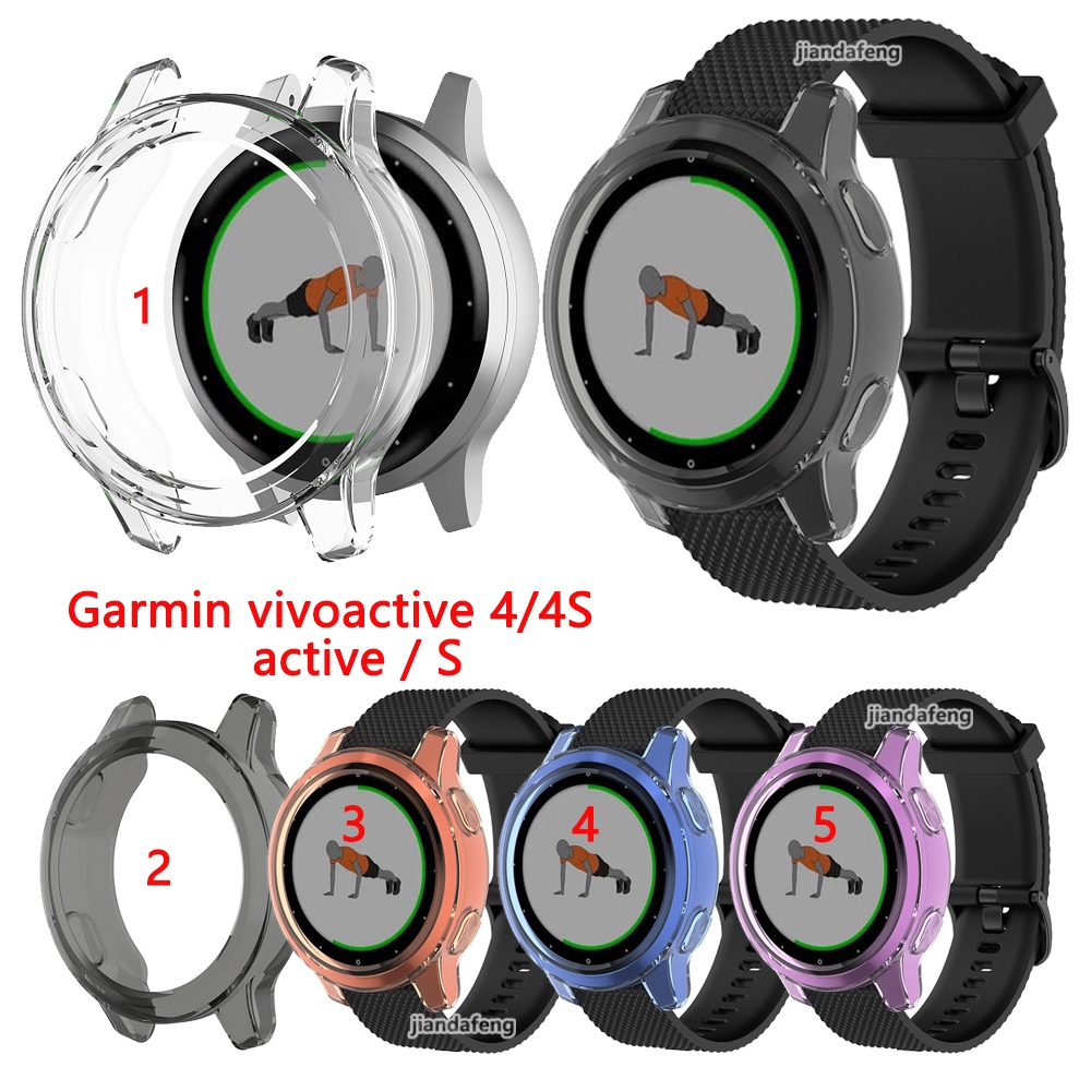 Garmin Vivoactive 4 / 4S 的透明 TPU 錶盤保護殼