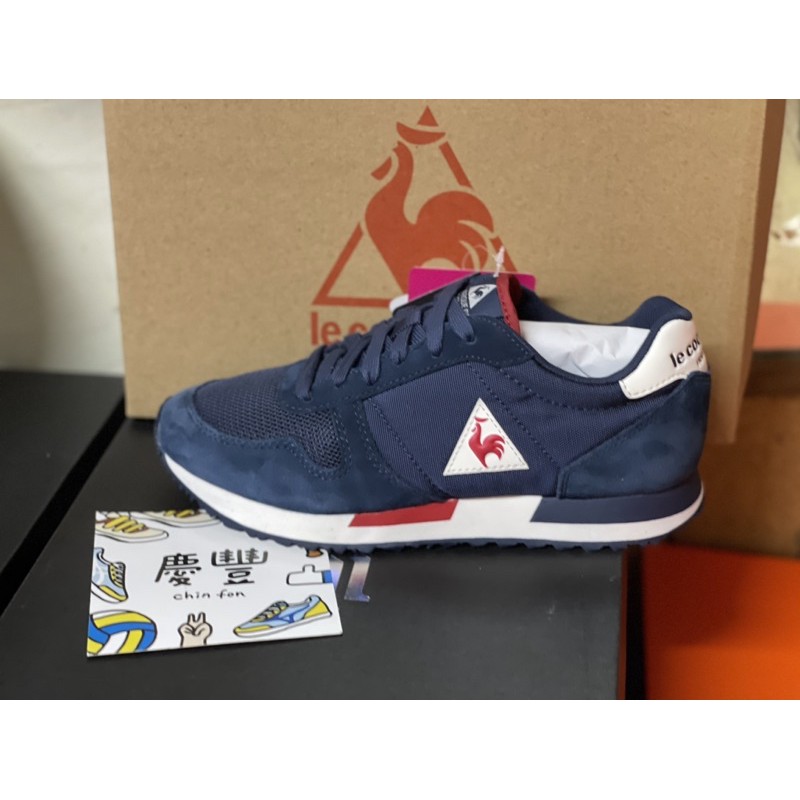 大罐體育👟公雞 Le coq sportif 🐓 阿甘鞋 休閒鞋 藍 白 紅 麂皮 男女 情侶