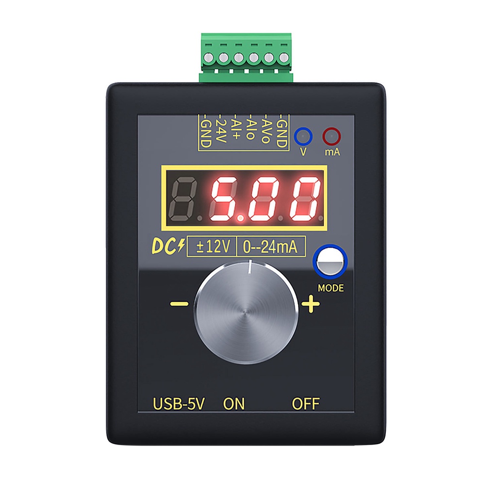 [FSY] 電流電壓信號發生器 0-10V 0-22mA 可調電流電壓模擬器 3 種供電方式數據存儲, 用於值調節 PL