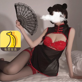 大尺碼情趣睡衣 性感制服 透視旗袍 大尺碼角色扮演 情趣睡衣