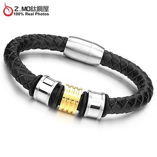 男生手環 Z.MO鈦鋼屋 中性手環 鈦鋼手鐲 潮男時尚單品 皮革手環 搭配單品【CKLS701】