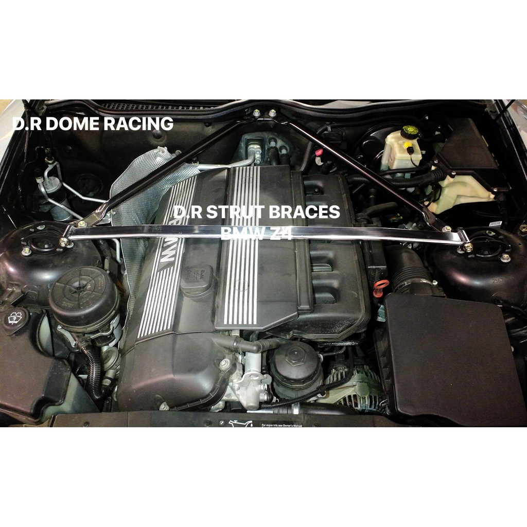 『整備區』 D.R DOME RACING BMW Z4 引擎室拉桿 高強度鋁合金 E85 前上拉桿 高強度鋁合金 補強