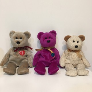 ｛收藏｝TY熊 beanie baby 豆豆熊 千禧熊 錯標絕版