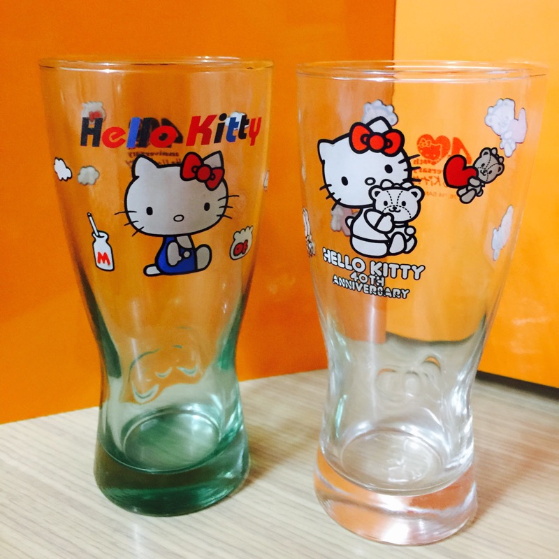 Hello Kitty 玻璃杯 7-11