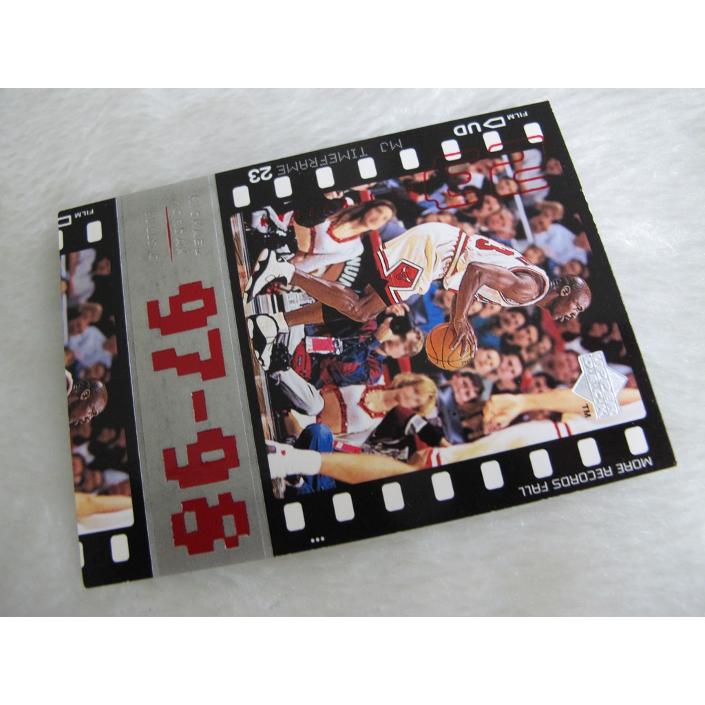 ~ Michael Jordan ~ 籃球大帝 空中飛人 麥可喬丹 1998年 UPPER DECK NBA球員卡.6