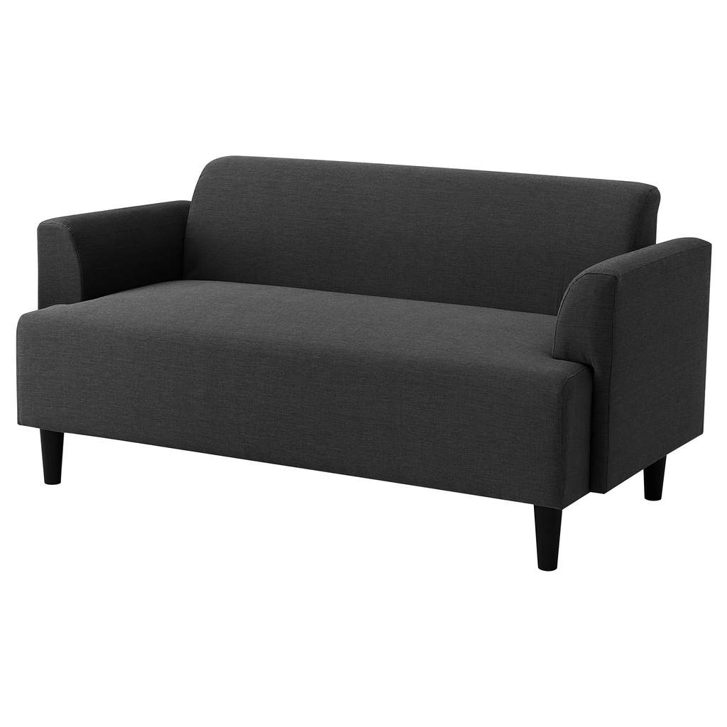 北歐LOFT風格經典IKEA宜家HEMLINGBY雙人座沙發/灰色/145x71.5x71.5/二手八成新/特$2880