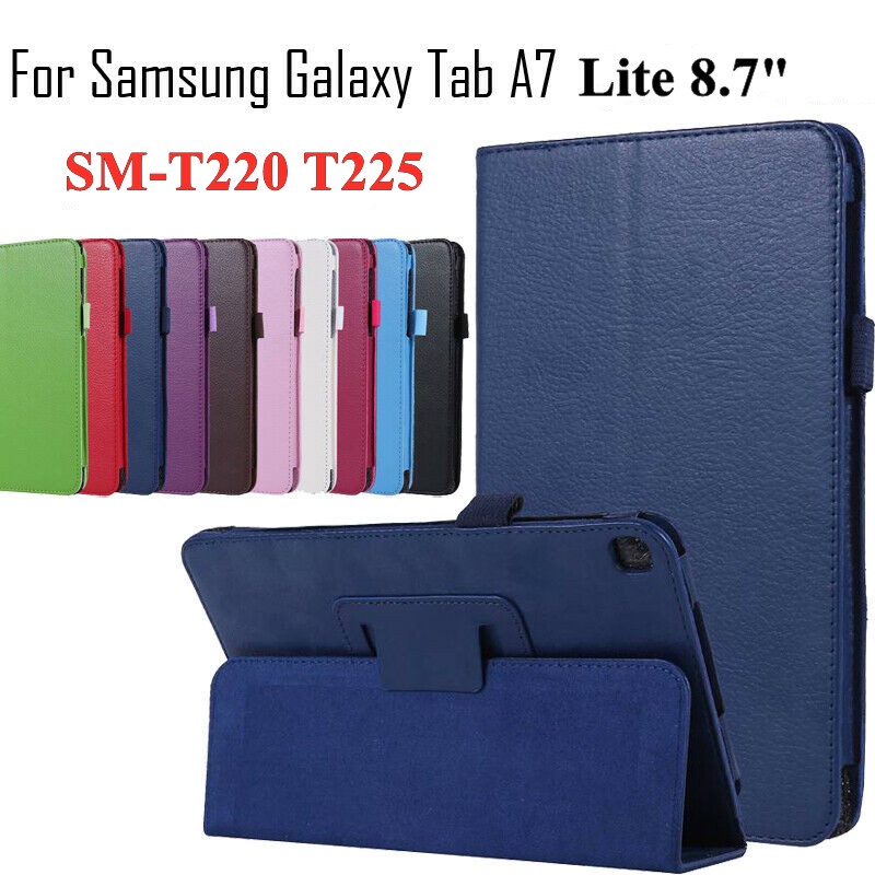 SAMSUNG 適用於三星 Galaxy Tab A7 Lite 8.7 SM-T220 T225 2021 超薄皮革支
