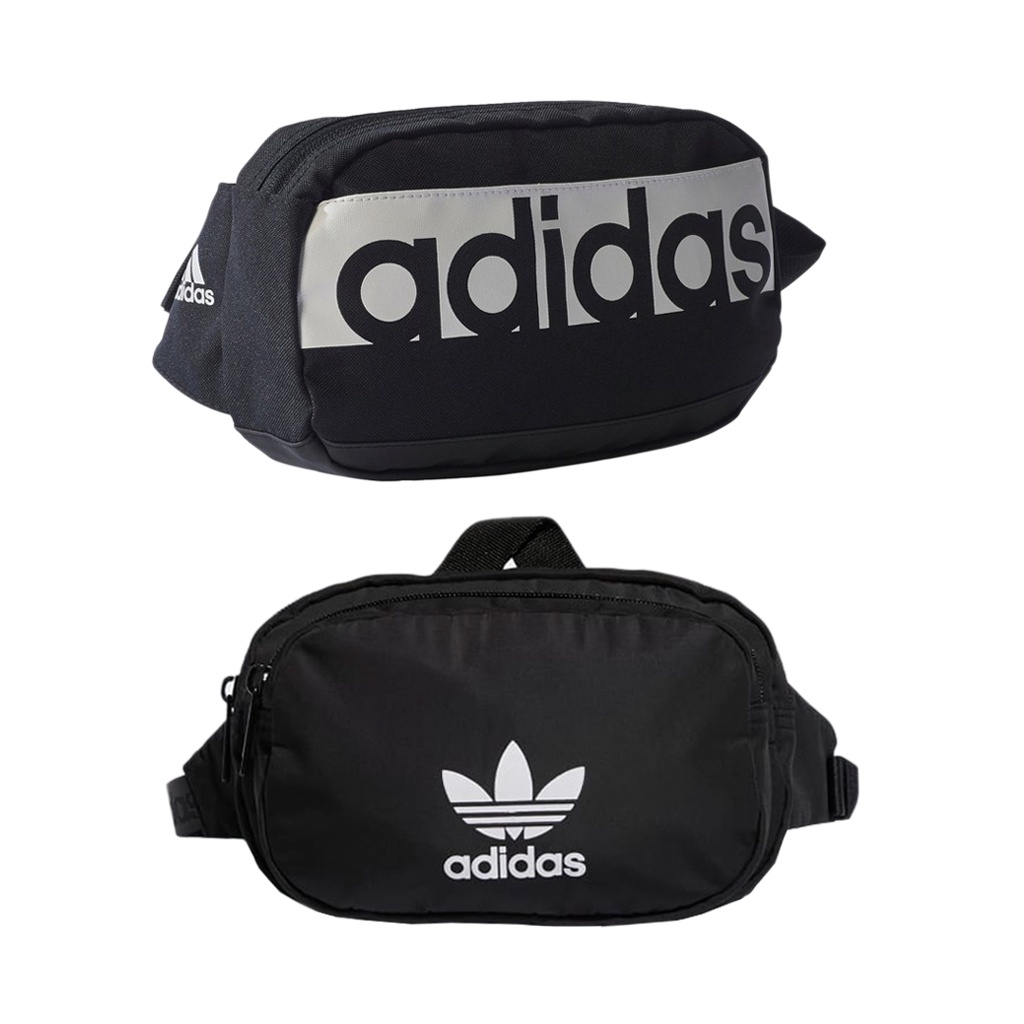 ADIDAS 3S PER WAISTBAG 黑白 LOGO 腰包 側背包 S99983 EW5878【高冠國際】