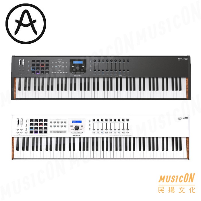 【民揚樂器】Arturia keylab 88 mk2 88鍵 MIDI主控鍵盤 keylab 88 MkII 含軟體版