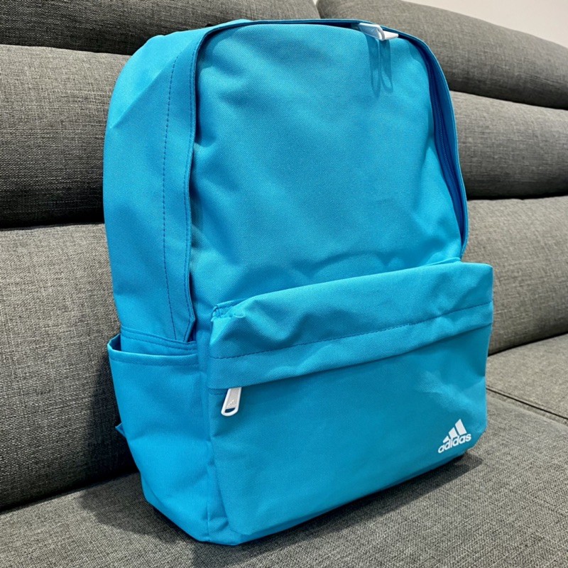 🌈日本進口adidas 水藍色🌈 出清正品 後背包 包包 旅遊 外出