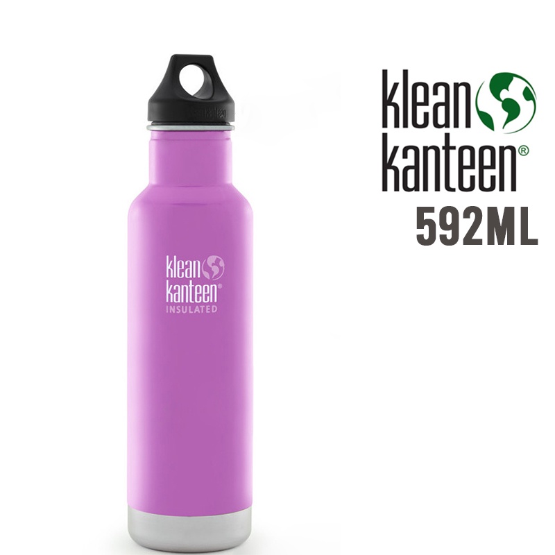 Klean Kanteen 美國 20oz/592ml 粉 窄口保溫鋼瓶 雙層保溫 304不鏽鋼 K20VCPPL-MF