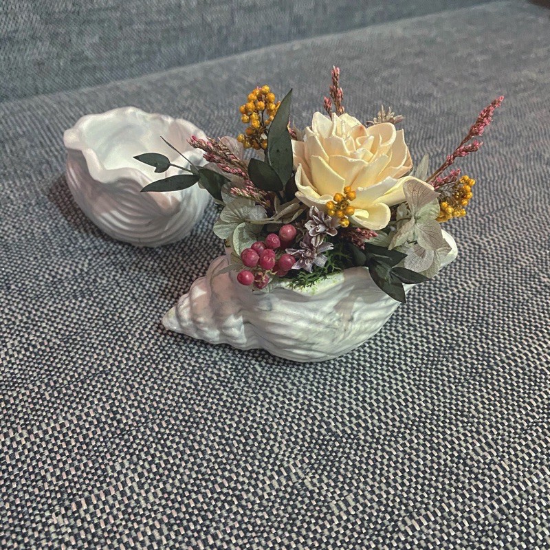 Floral 聽見海的聲音 擴香索拉花永生花不凋花乾燥花 蝦皮購物